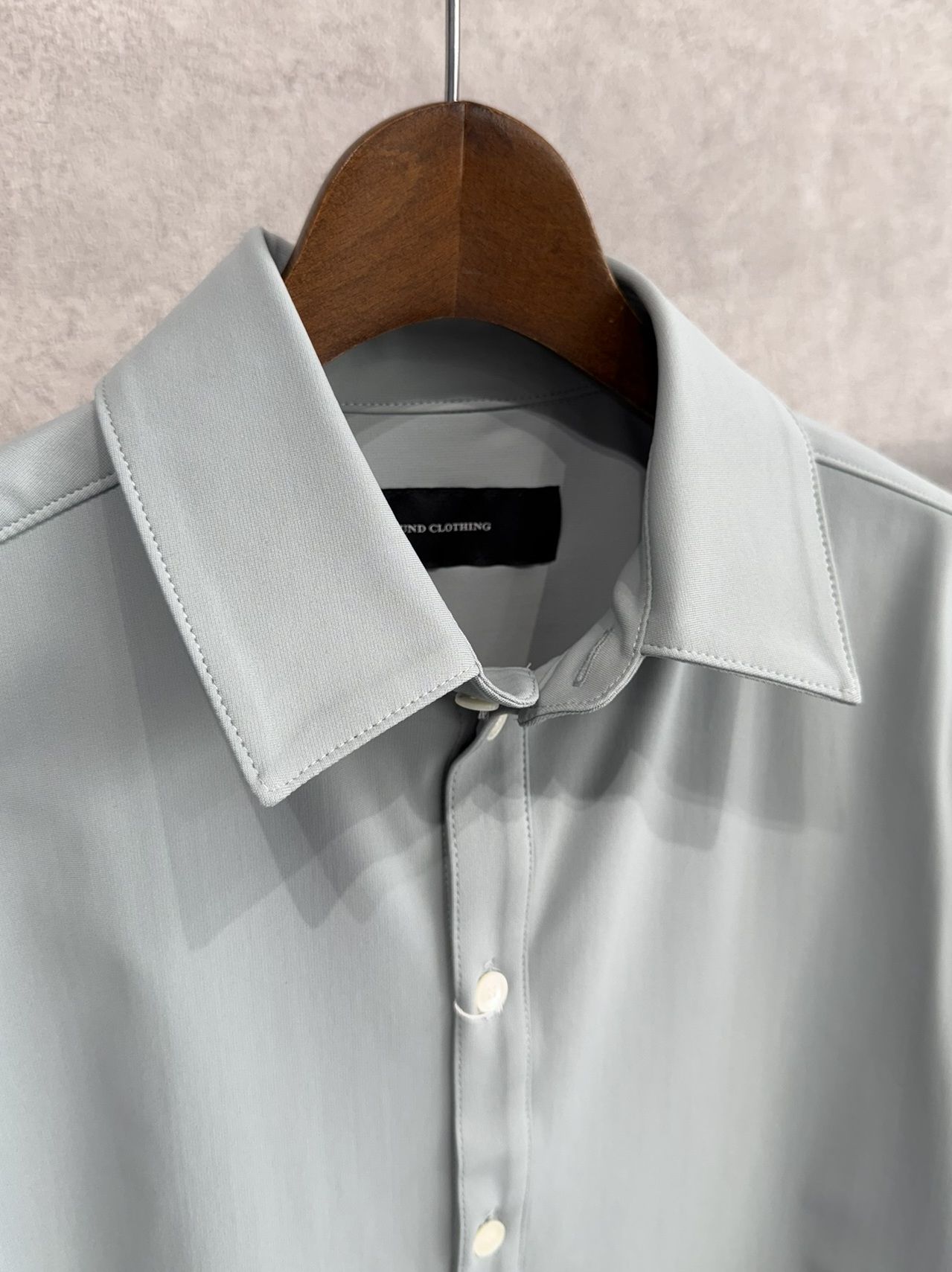 NYLON JACK SHIRTS / RC39-SH-001 / オーバーサイズナイロンシャツ / アクア