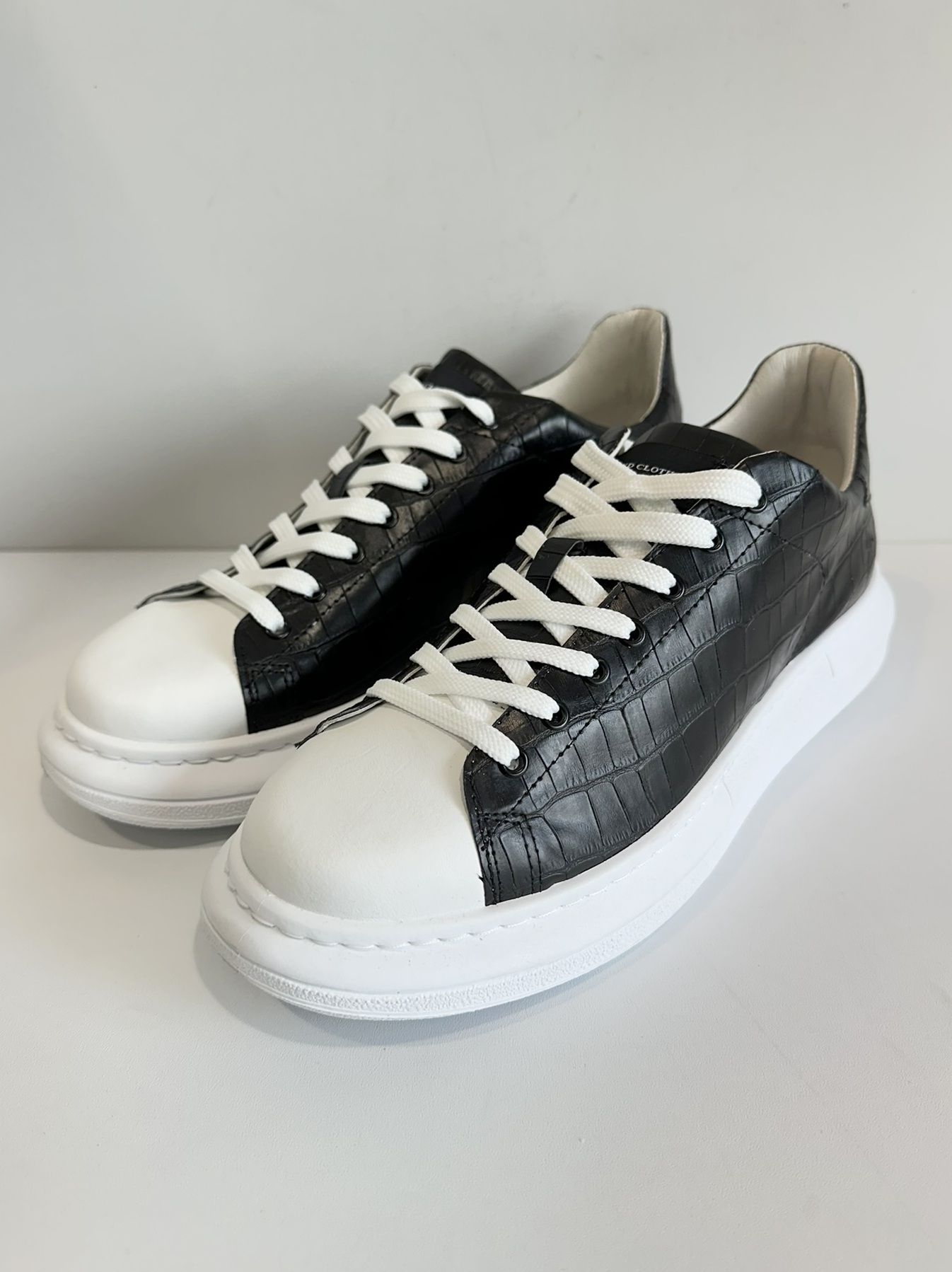 RESOUND CLOTHING - RESOUND×2STAR CROCODILE SNEAKER / RC24-S-002 / レザースニーカー  / ブラック | LUKE