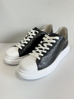 RESOUND×2STAR CROCODILE SNEAKER / RC24-S-002 / レザースニーカー / ブラック