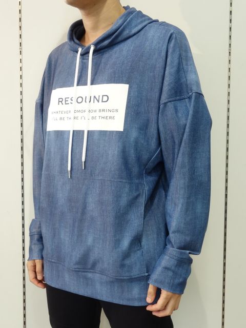 【※期間限定販売※】 DENIM RUSH LOOSE HOODIE / RC20-C-001 / ラッシュガード パーカー