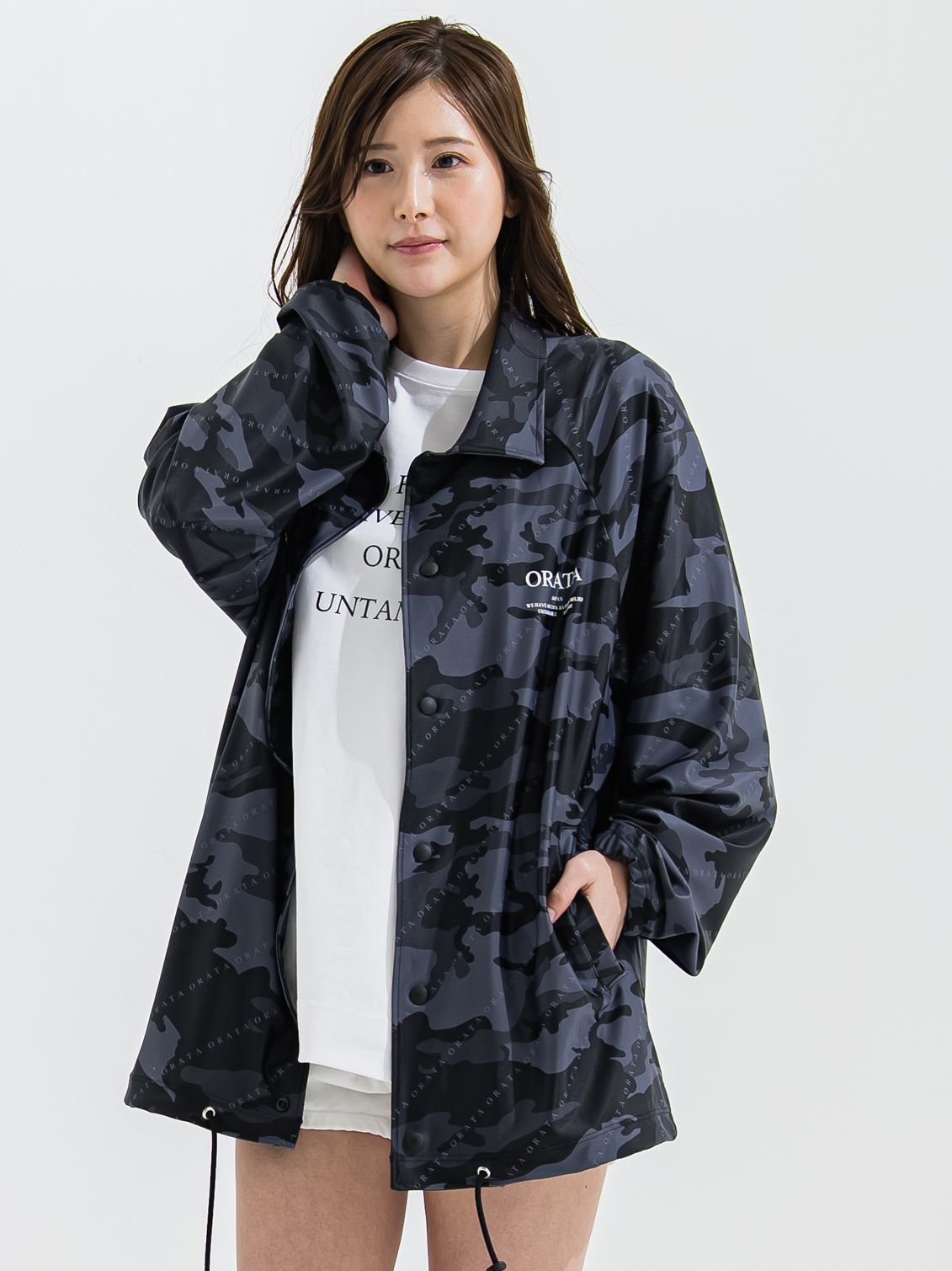 RUSH COACH JACKT / OR2-JK-001 / ラッシュガードコーチジャケット / ブラックカモフラ (7月上旬入荷予定)