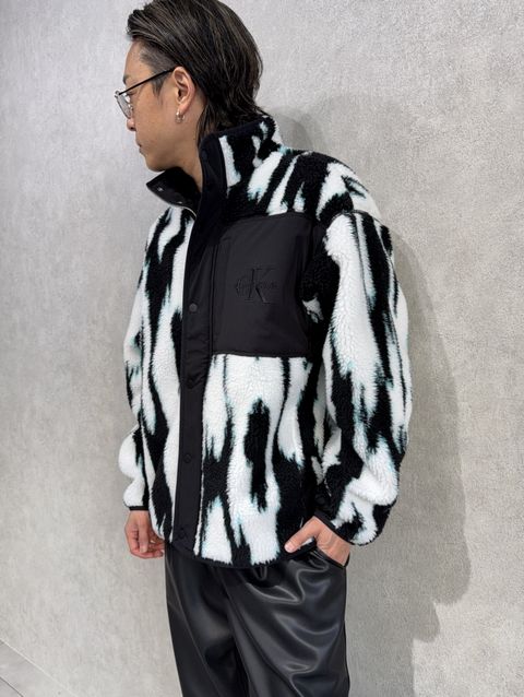 カルバンクライン新作×RESOUND別注レザーワイドパンツ