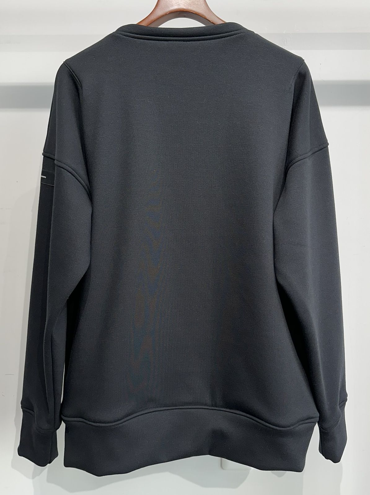 RC CHENILLE VELOURS FLEECE DROP TRAINER / RC38-C-004 / 裏起毛刺繍ワッペントレーナー / ブラック (11月上旬入荷予定)