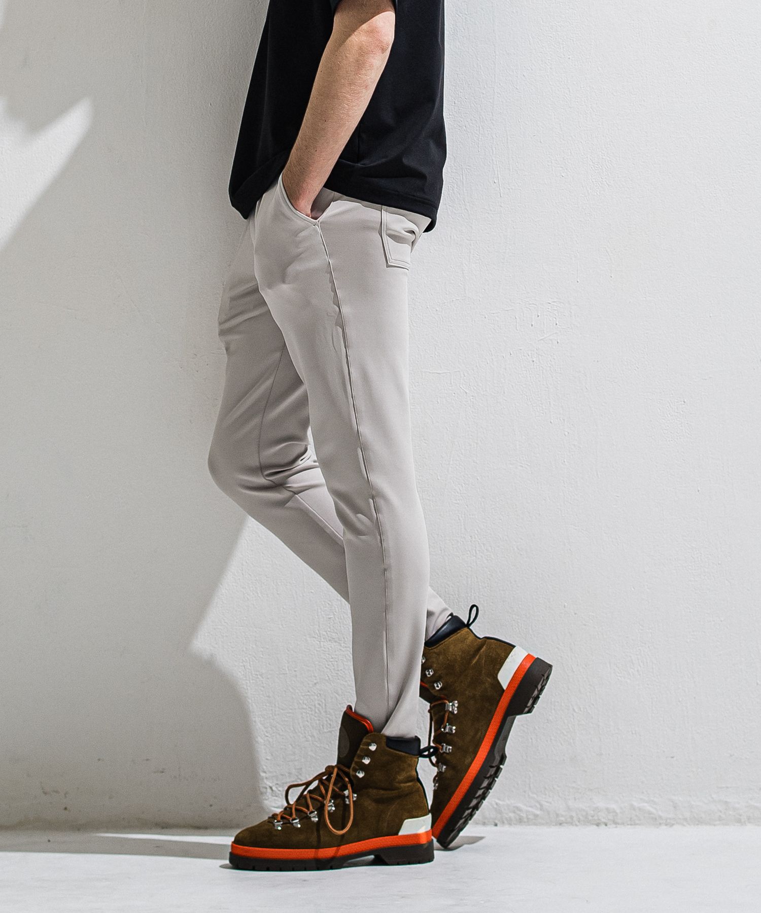 GAVIRIA SLACKS EASY PANTS / DP1-ST-001 / スラックスイージーパンツ / ベージュ (3月中旬入荷予定)