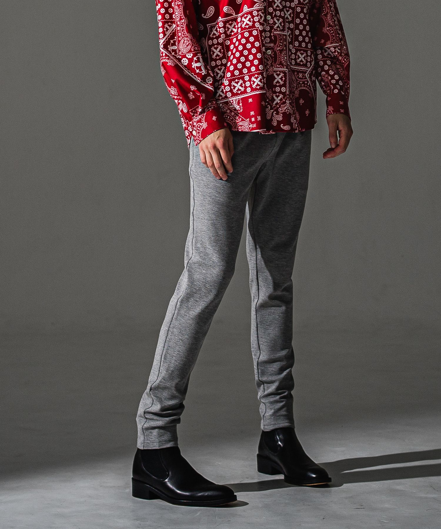 CHRIS EASY BLISTER TUCK PANTS / RC41-ST-016T / イージータックパンツ / ブリスターグレー (7月下旬入荷予定)