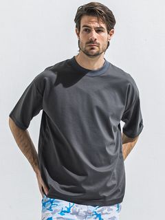 REV MESH OVER TEE / RC40-T-004 / メッシュビッグTシャツ / チャコール (6月中旬入荷予定)