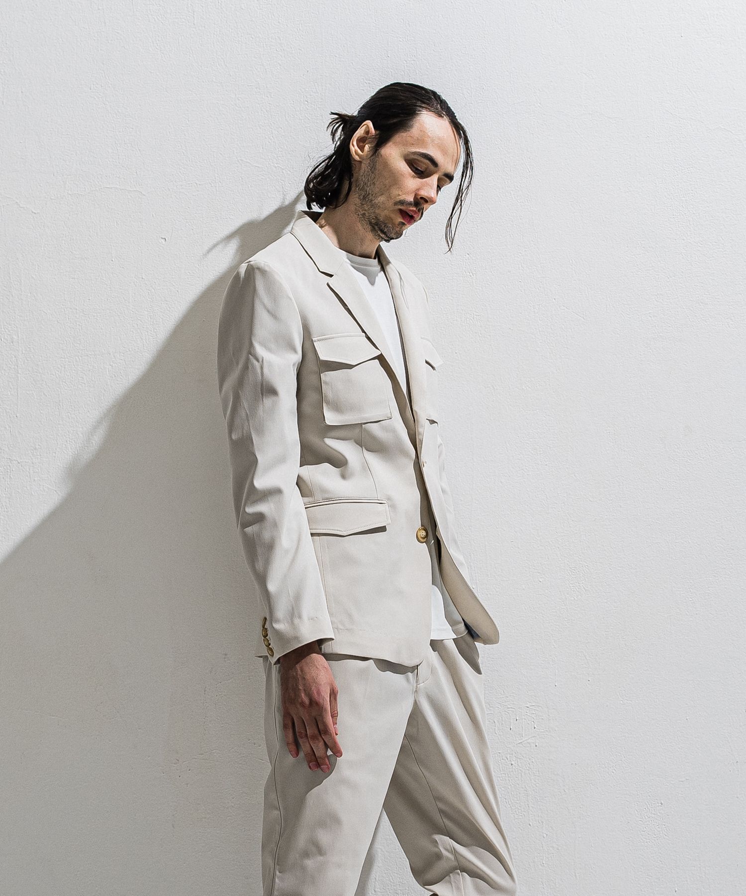 PS-65 JACKET / DP1-JK-002 / ミリタリーテーラードジャケット / ベージュ (2月中旬入荷予定)