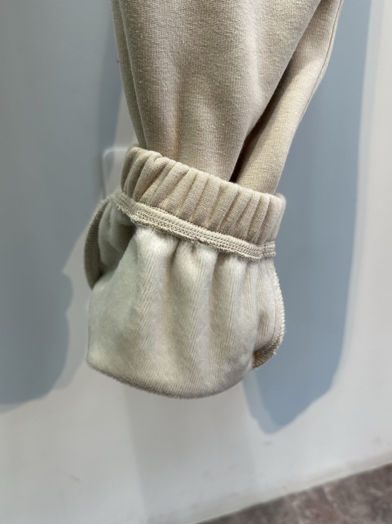 MIKE HEAT PANTS / RC30-ST-028H / 裏起毛ルーズ裾ゴムパンツ / グレージュ