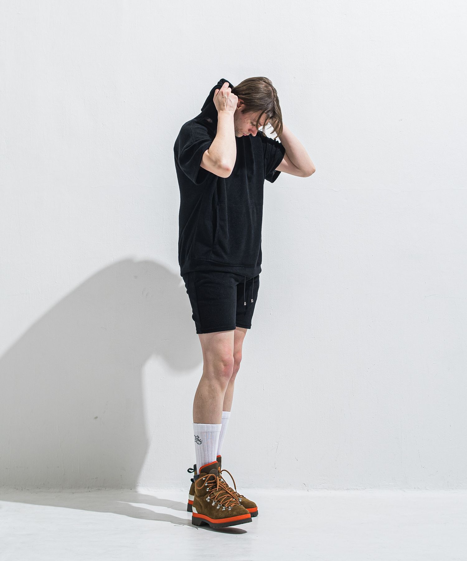 VINTAGE PILE SHORTS / RC40-HP-001 / パイルショーツ / ブラック (5月中旬入荷予定)