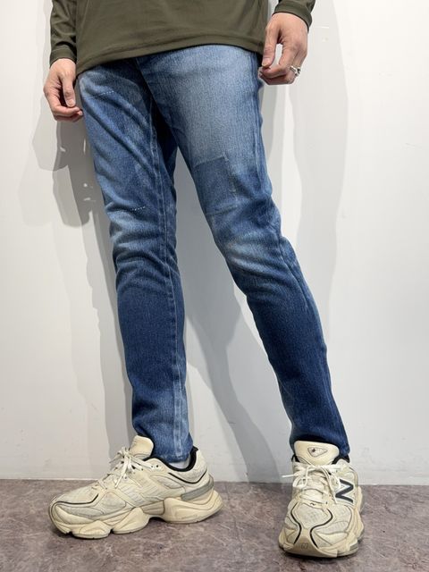 MICK DENIM JERSEY / RC35-ST-020 / デニムジャージテーパードパンツ / インディゴリメイク