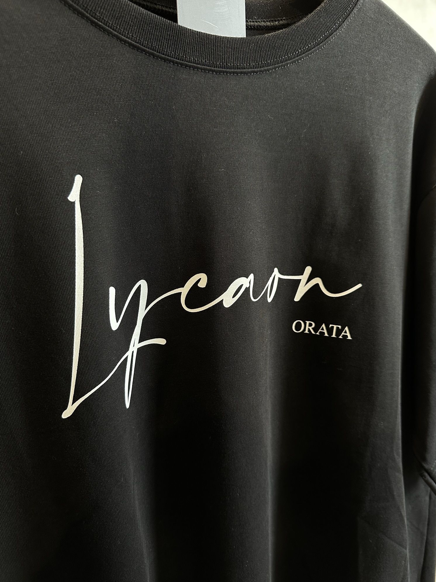 LYCAON CREW T / OR2-T-002 / プリントTシャツ / ブラック (6月中旬入荷予定)
