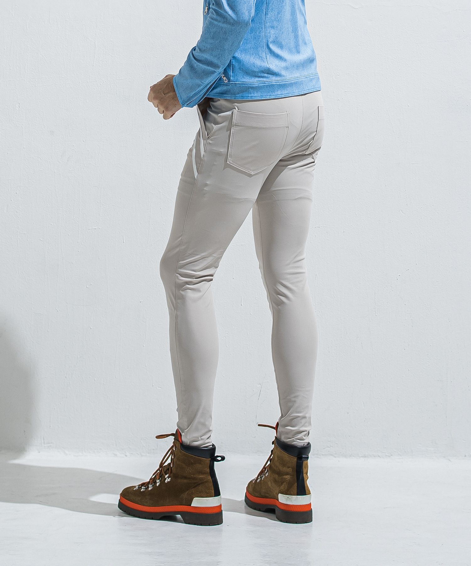 EDGE NYLON PT / BASIC-ST-014 / エッジナイロンラインパンツ / グレージュ (4月下旬入荷予定)