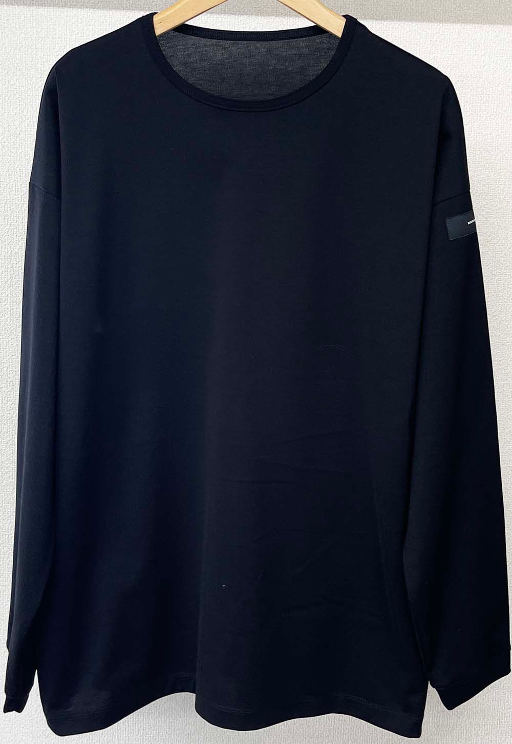 BACK ID ROGO LONG SLEEVE / RC25-T-001 / バックロゴビッグロングTシャツ / ブラック