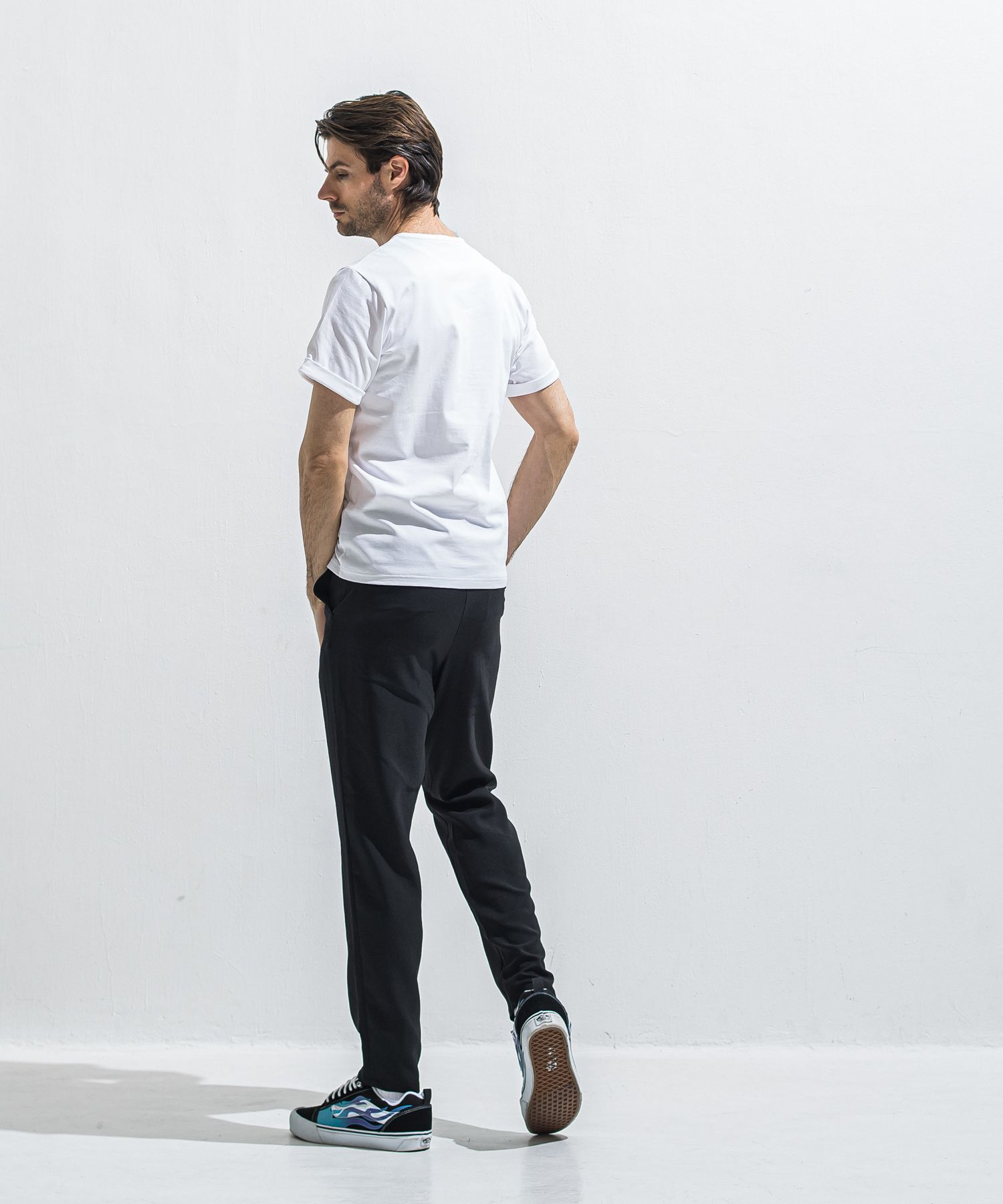 ROLL UP HENRY T / RC40-T-005 / ロールアップヘンリーネックTシャツ / ホワイト (4月中旬入荷予定)