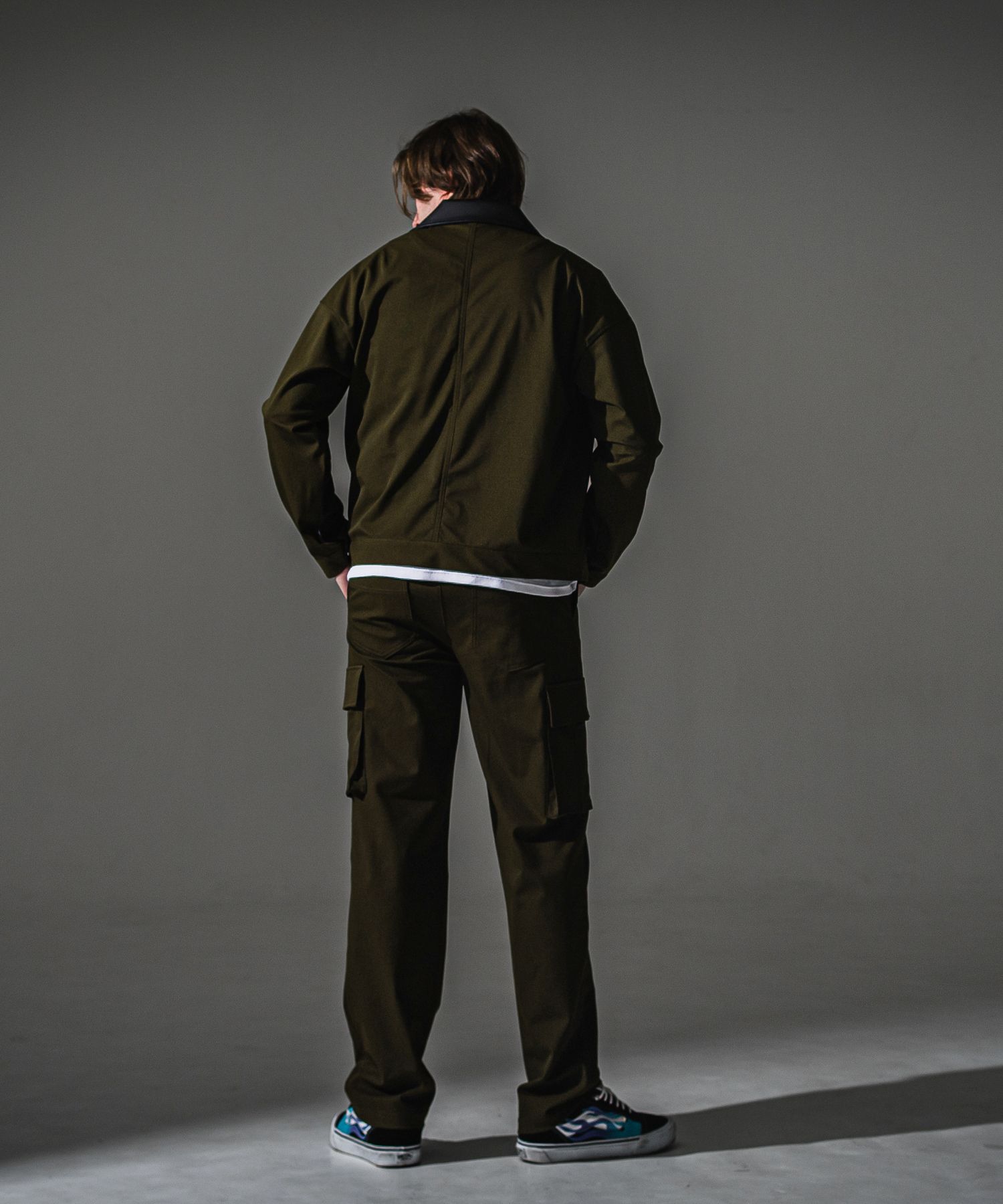 HEAD CARGO / RC41-ST-043 / カーゴセミワイドタックパンツ / カーキ (8月中旬入荷予定)