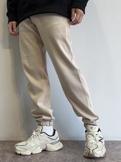 MIKE HEAT PANTS / RC30-ST-028H / 裏起毛ルーズ裾ゴムパンツ / グレージュ