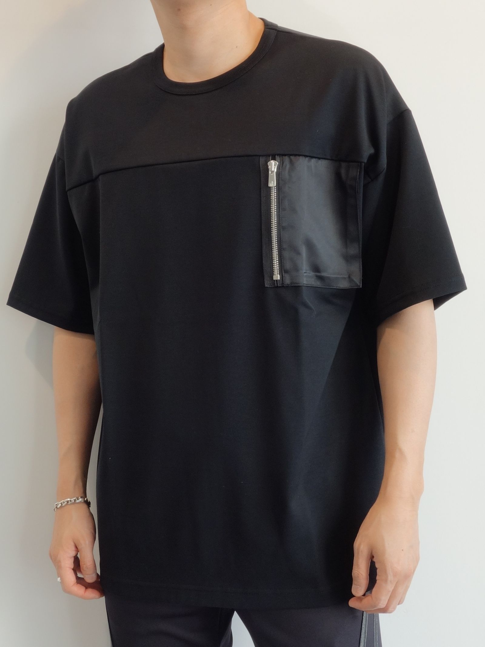 NYLON POCKET LOOSE TEE / RC24-T-006 / ビッグTシャツ※