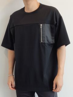 NYLON POCKET LOOSE TEE / RC24-T-006 / ビッグTシャツ※