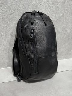 オイルドカウレザー ボディショルダーバッグ / DCD-01075B / ブラック×ブラック