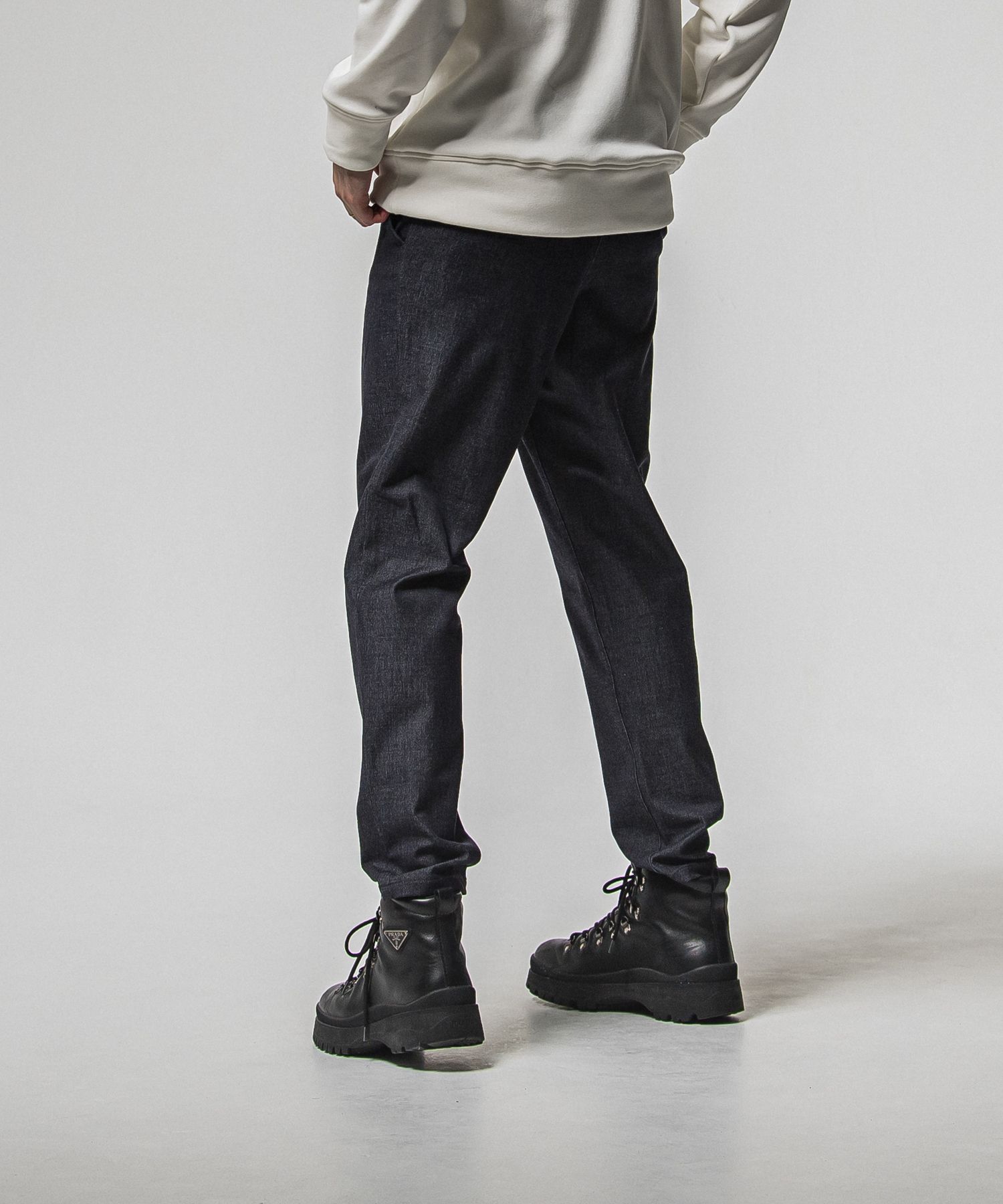 PAT WIDE EASY PANTS / RC38-ST-036BN / ワイドテーパードパンツ / デニム (1月上旬入荷予定)