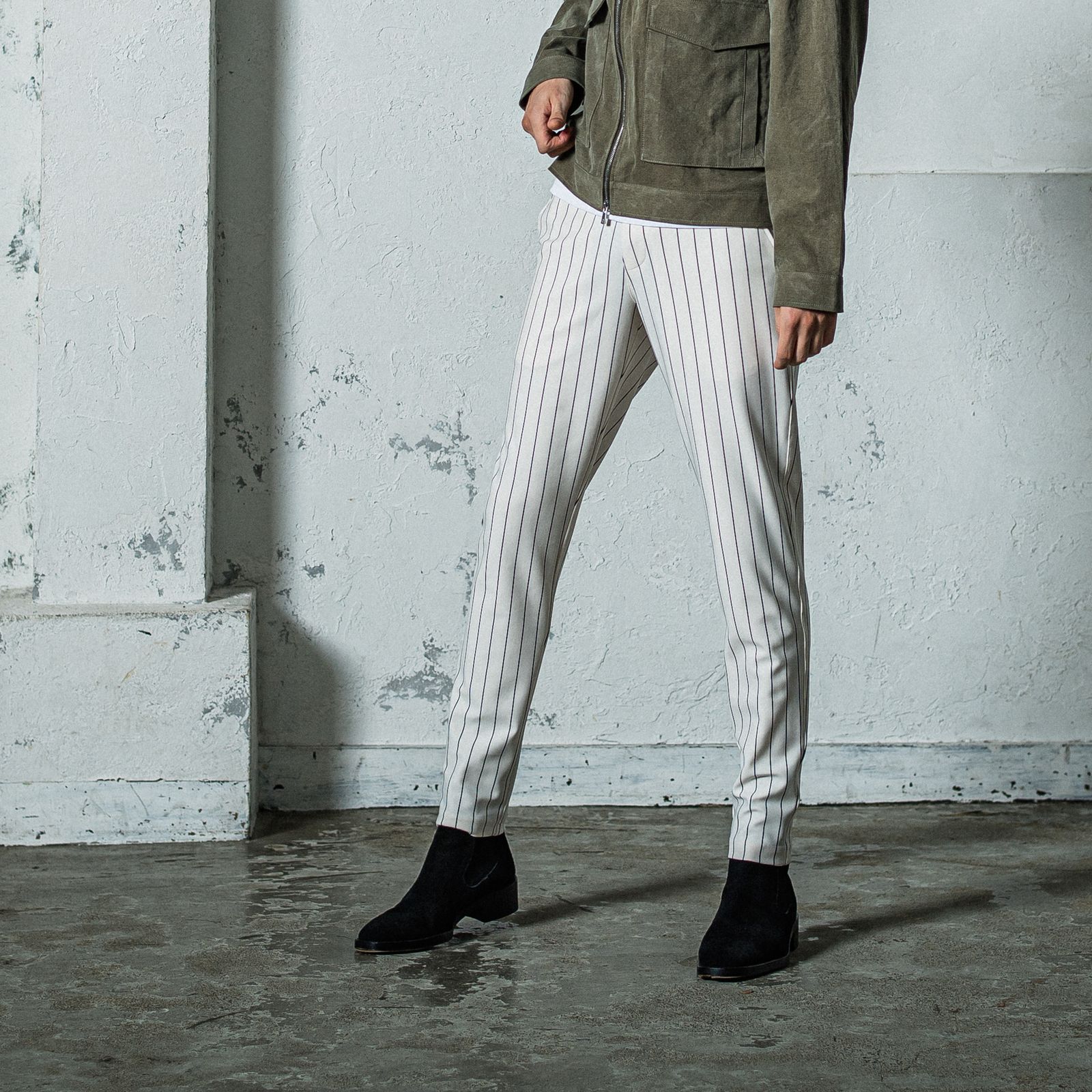 CHRIS EASY PANTS / RC35-ST-016 / イージーパンツ / ホワイトストライプ