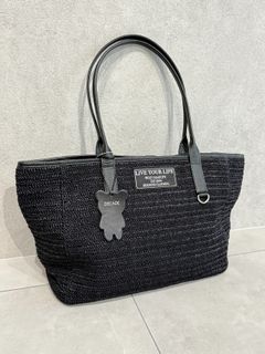 MESH TOTE BAG / RC36-BAG-002RD / メッシュトートバッグ / ブラック