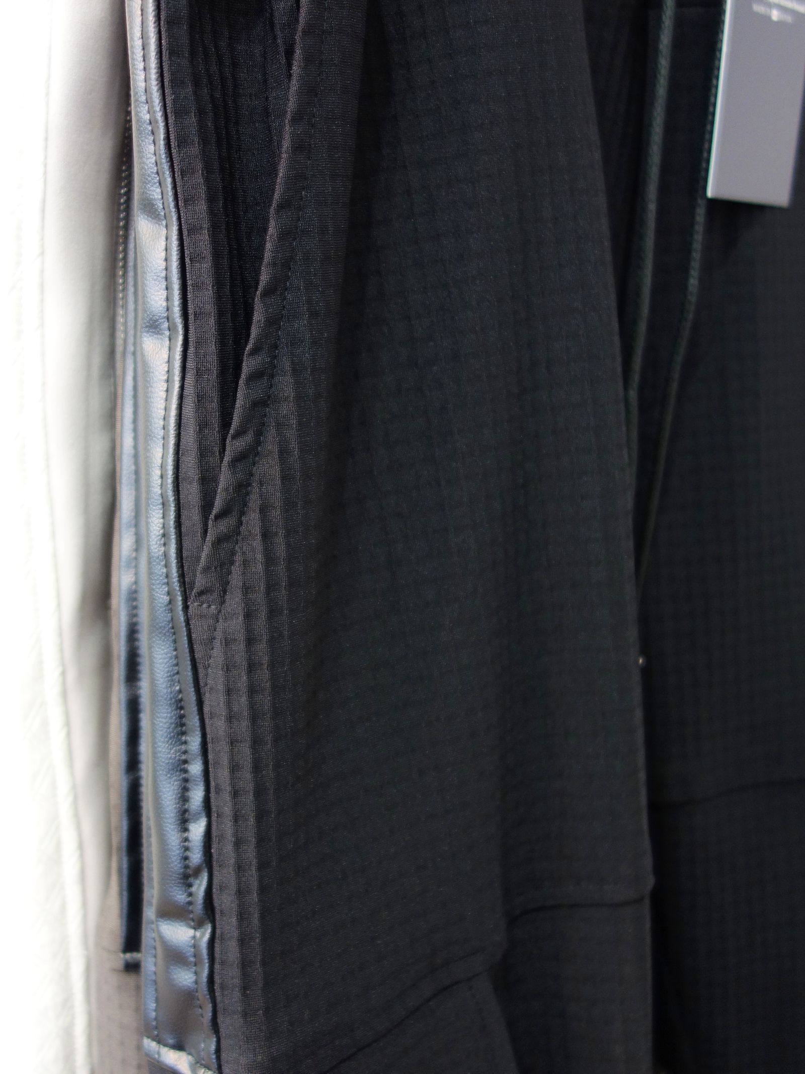 HV NYLON DARRELL CARGO PT / RC25-ST-010 / レザーラインカーゴパンツ / リップルブラック