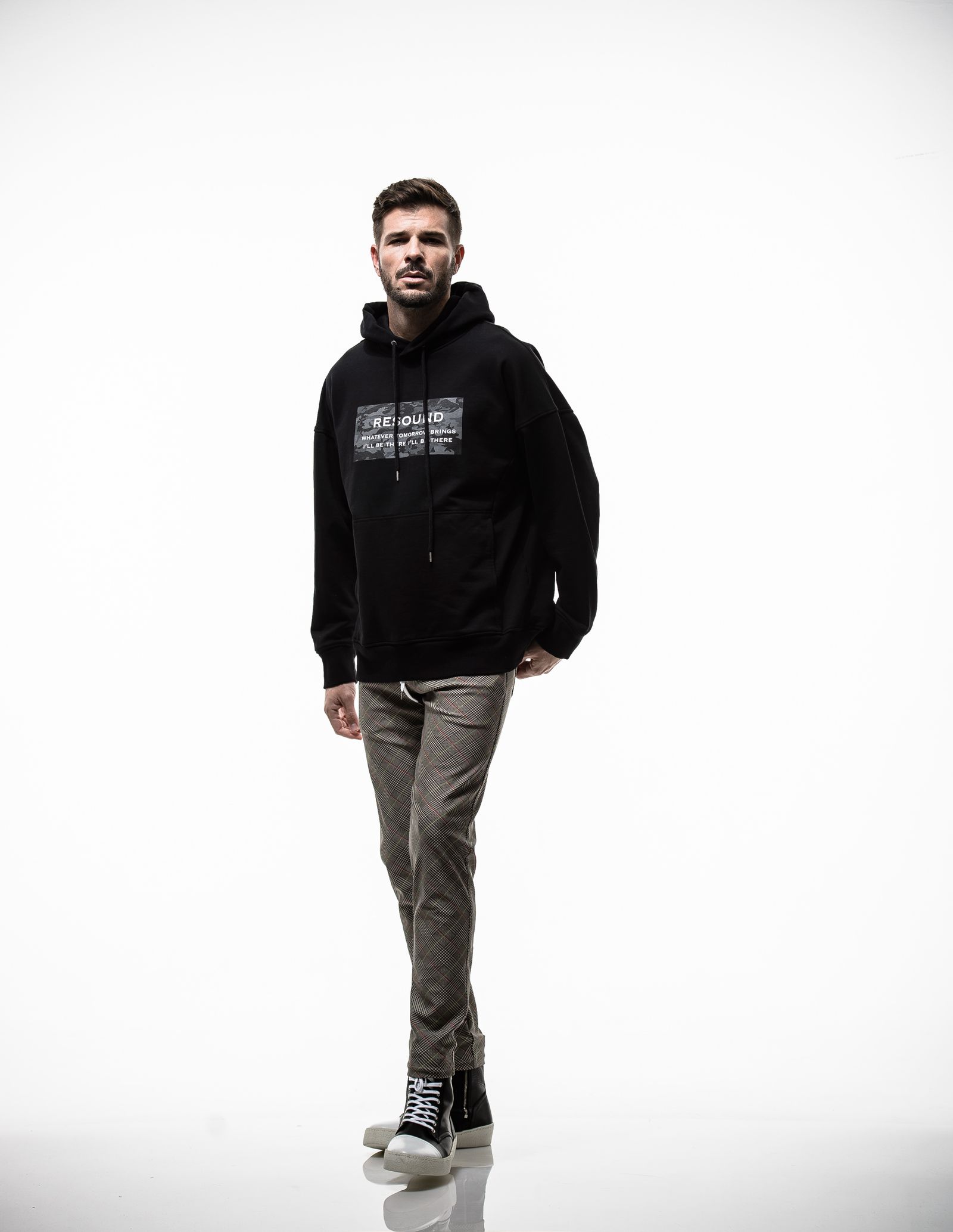 CAMOUFLAGE BOX ROGO LOOSE HOODIE / RC19-C-002 / ボックスロゴパーカー