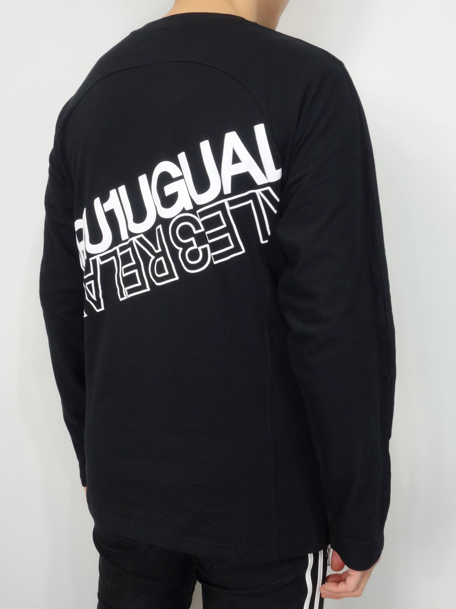 ハイデンシティダブルロゴ長袖Tシャツ / ust-21002