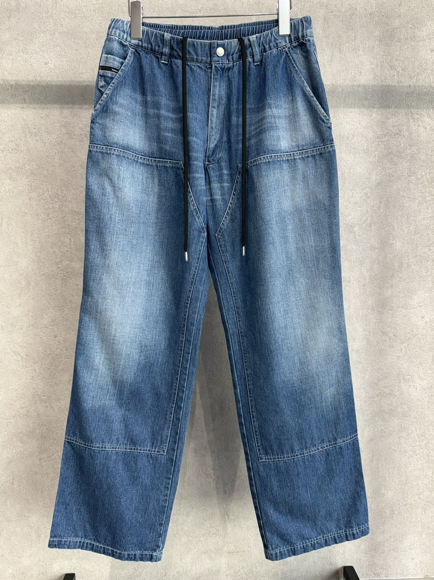 DOUBLE KNEE PT / RC39-ST-041 / ダブルニーワイドデニムパンツ / ライトインディゴ