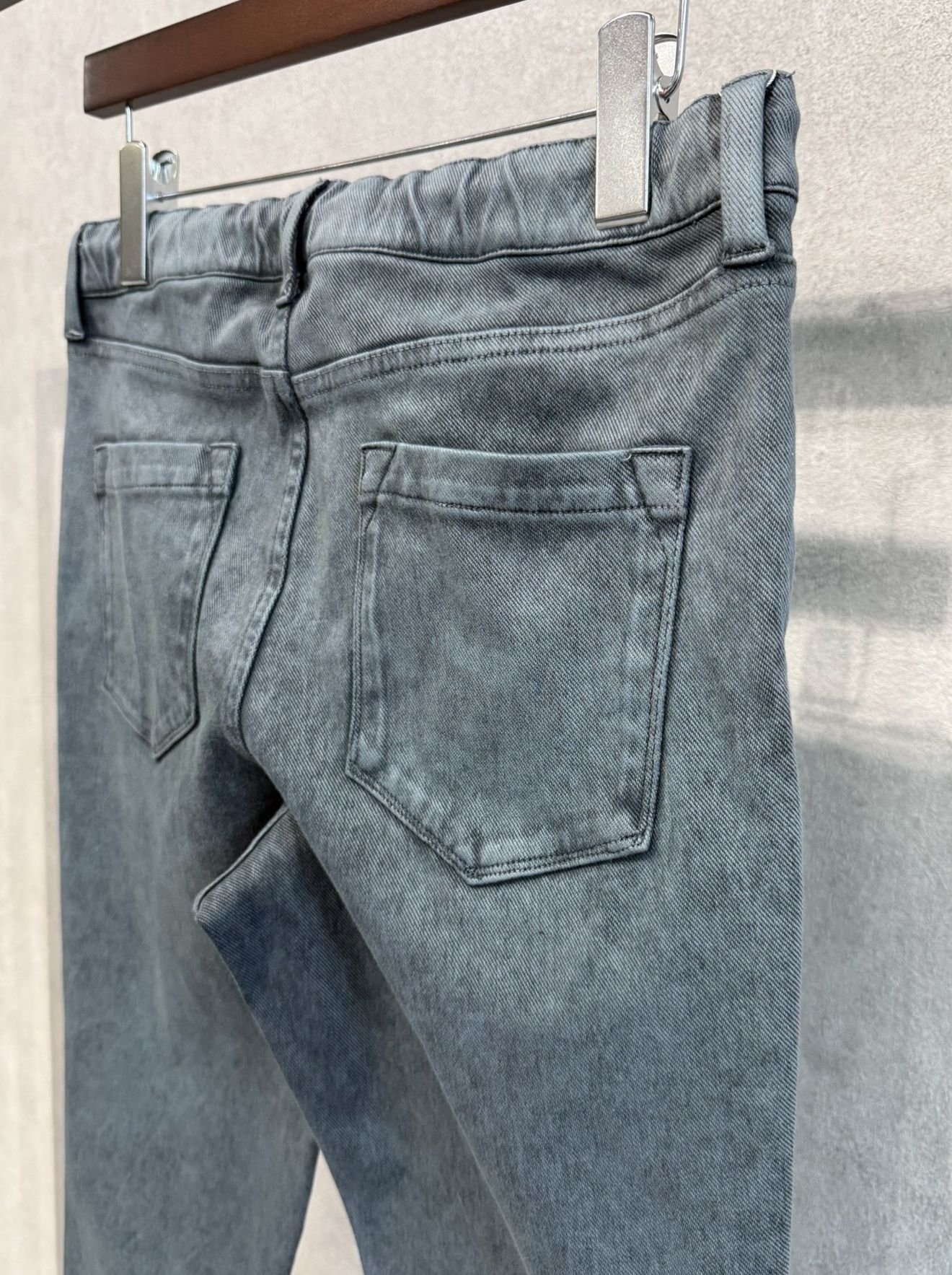 MICK DENIM JERSEY / BASIC-ST-020 / デニムジャージテーパードパンツ / ピグメントブラック