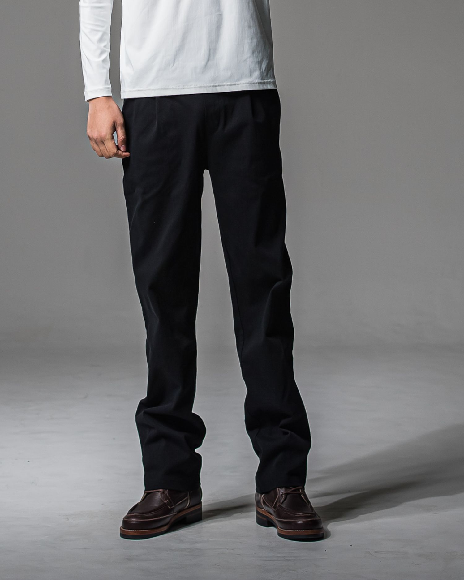 DENIM JERSEY WIDE PT / RC37-ST-016WTD / ライトオンスデニムジャージ ワイドパンツ / ブラック