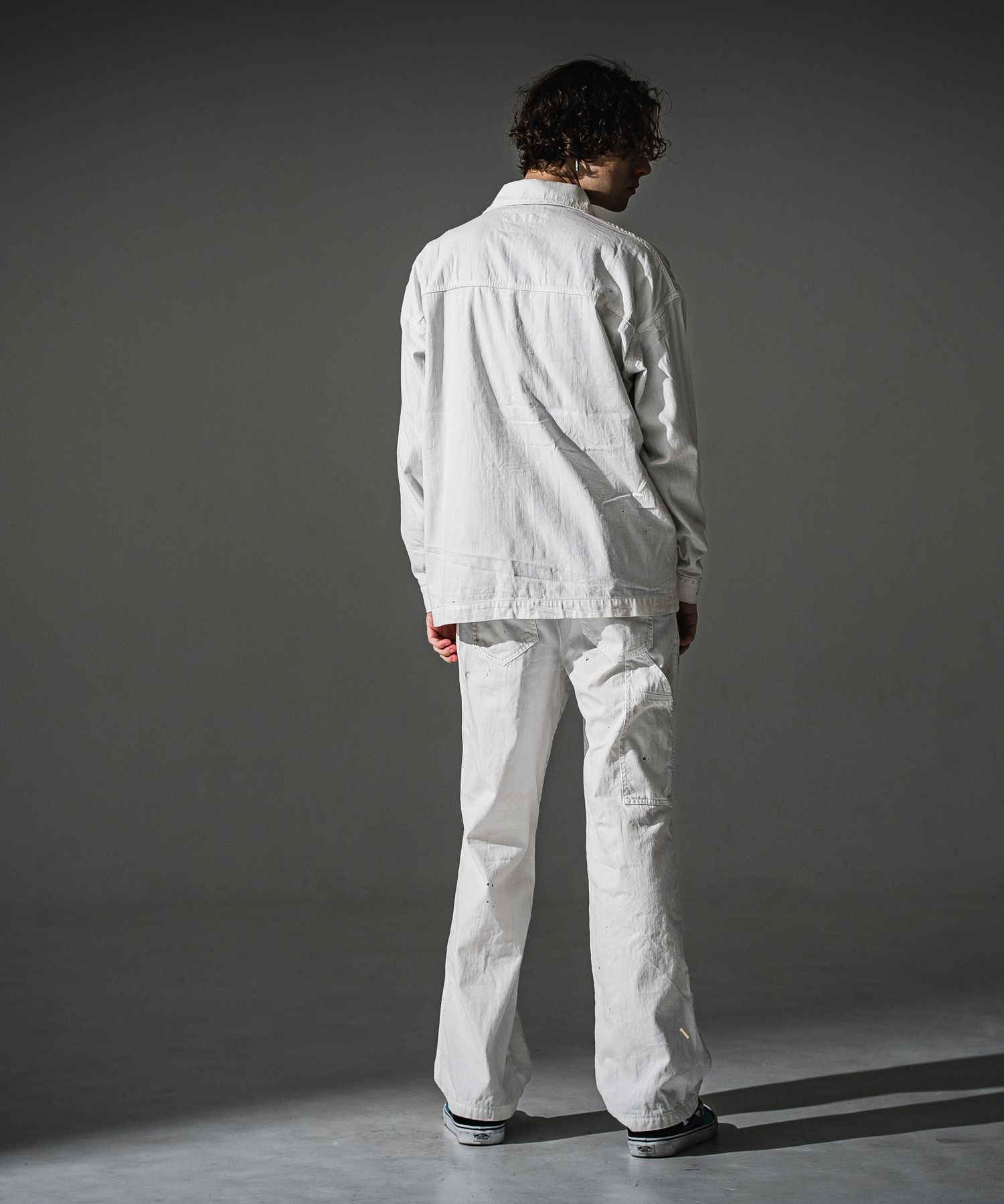 WK PT / RC41-ST-042 / ワンタックワークデニムパンツ / ホワイトユーズド (8月中旬入荷予定)