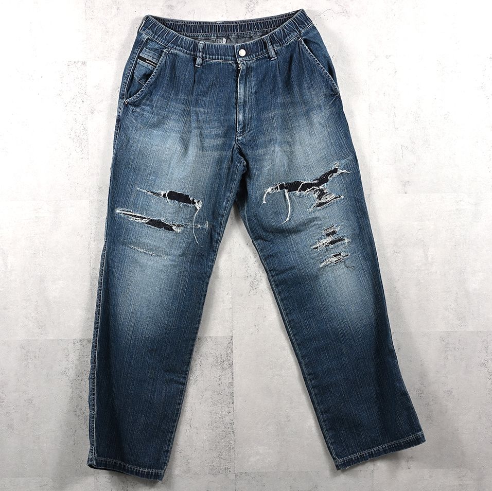 WK PT / RC41-ST-042 / ワンタックワークデニムパンツ / インディゴリメイク (8月中旬入荷予定)