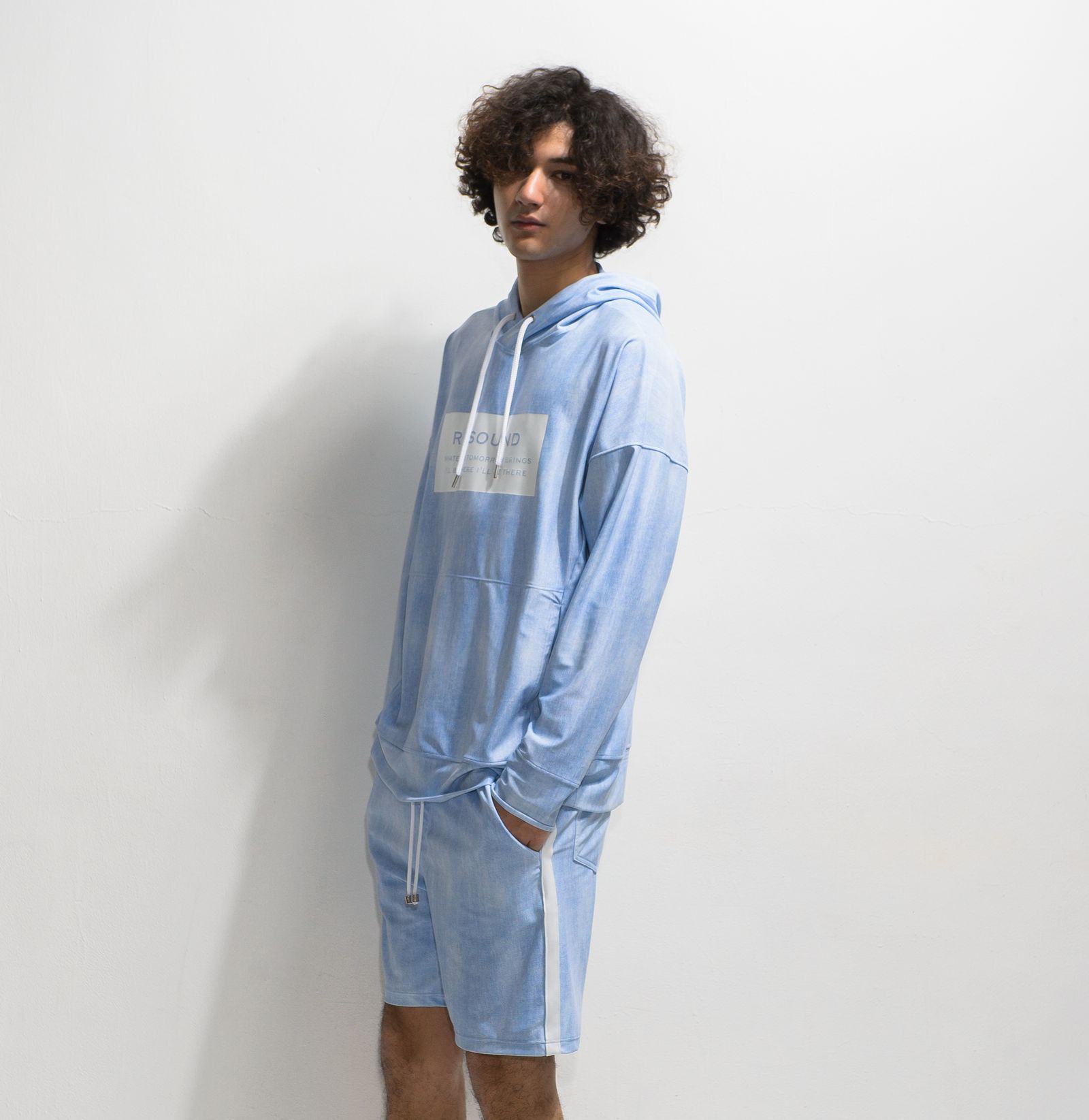 【※期間限定販売※】 DENIM RUSH LOOSE HOODIE / RC20-C-001 / ラッシュガード パーカー