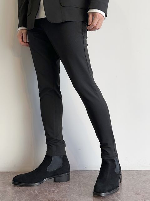 PAT TIGHT EASY PANTS / RC31-ST-037 / ベルト付きイージーパンツ / ブラック