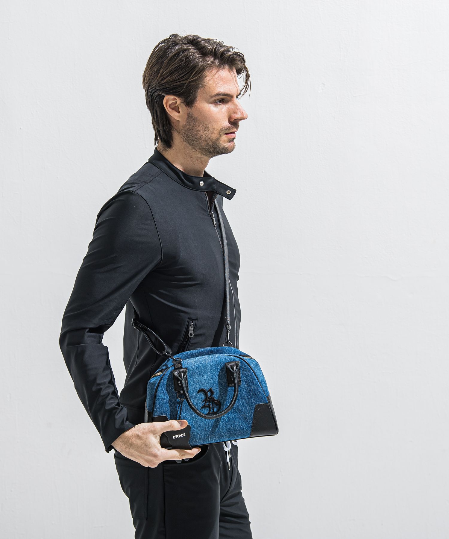 DENIM MINI BOSTON BAG / RC40-BAG-002RD / デニムミニボストンショルダーバッグ / デニム (5月中旬入荷予定)