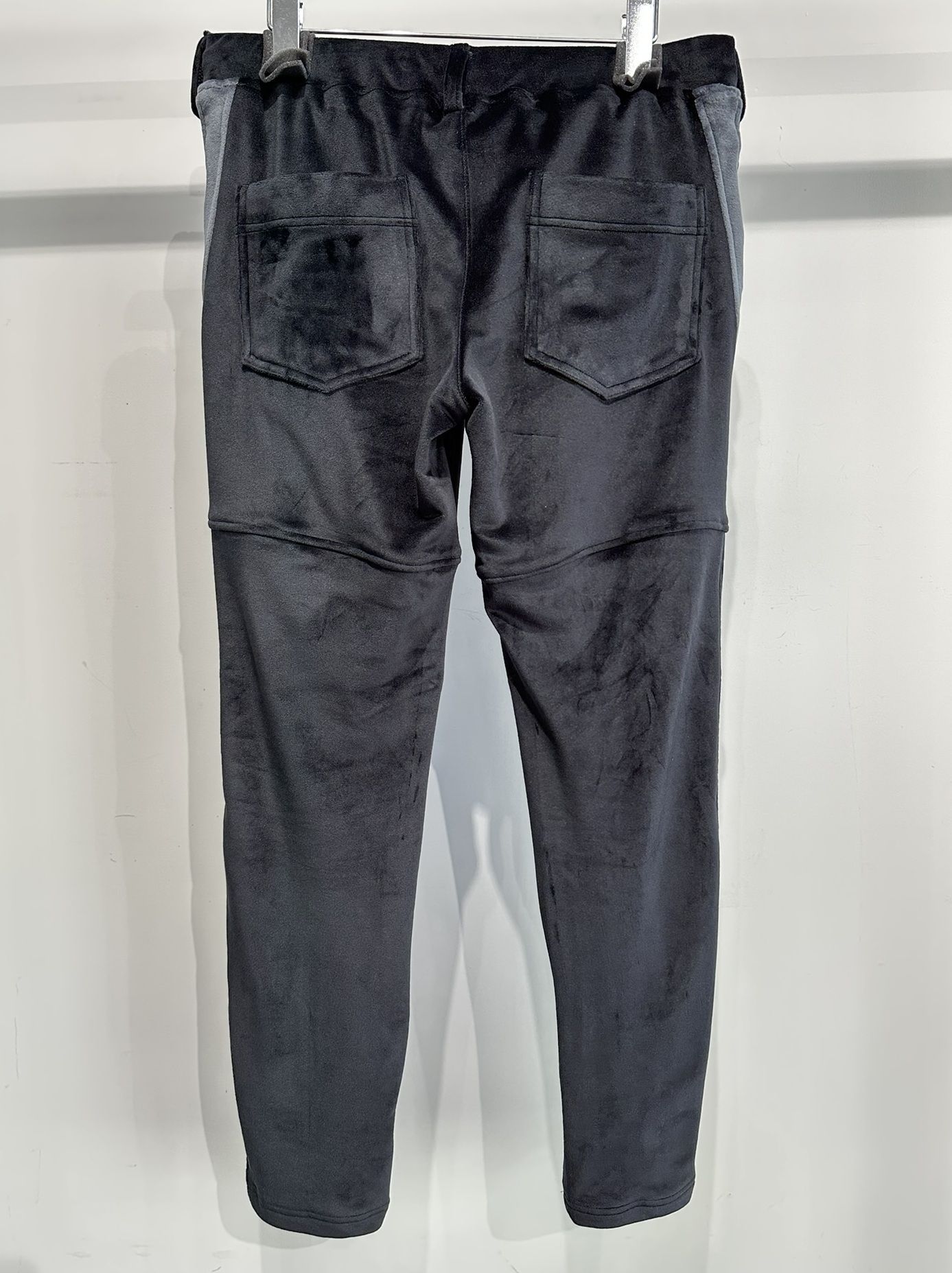 VELOURS TYLER PANTS / RC34-ST-026BH / ベロアフリースラインイージーパンツ / ブラック