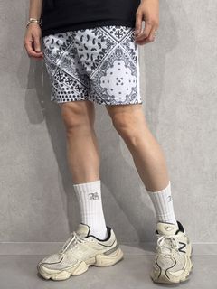 RUSH SHORTS / RC36-HP-003 / ラッシュガードショーツ / バンダナホワイト