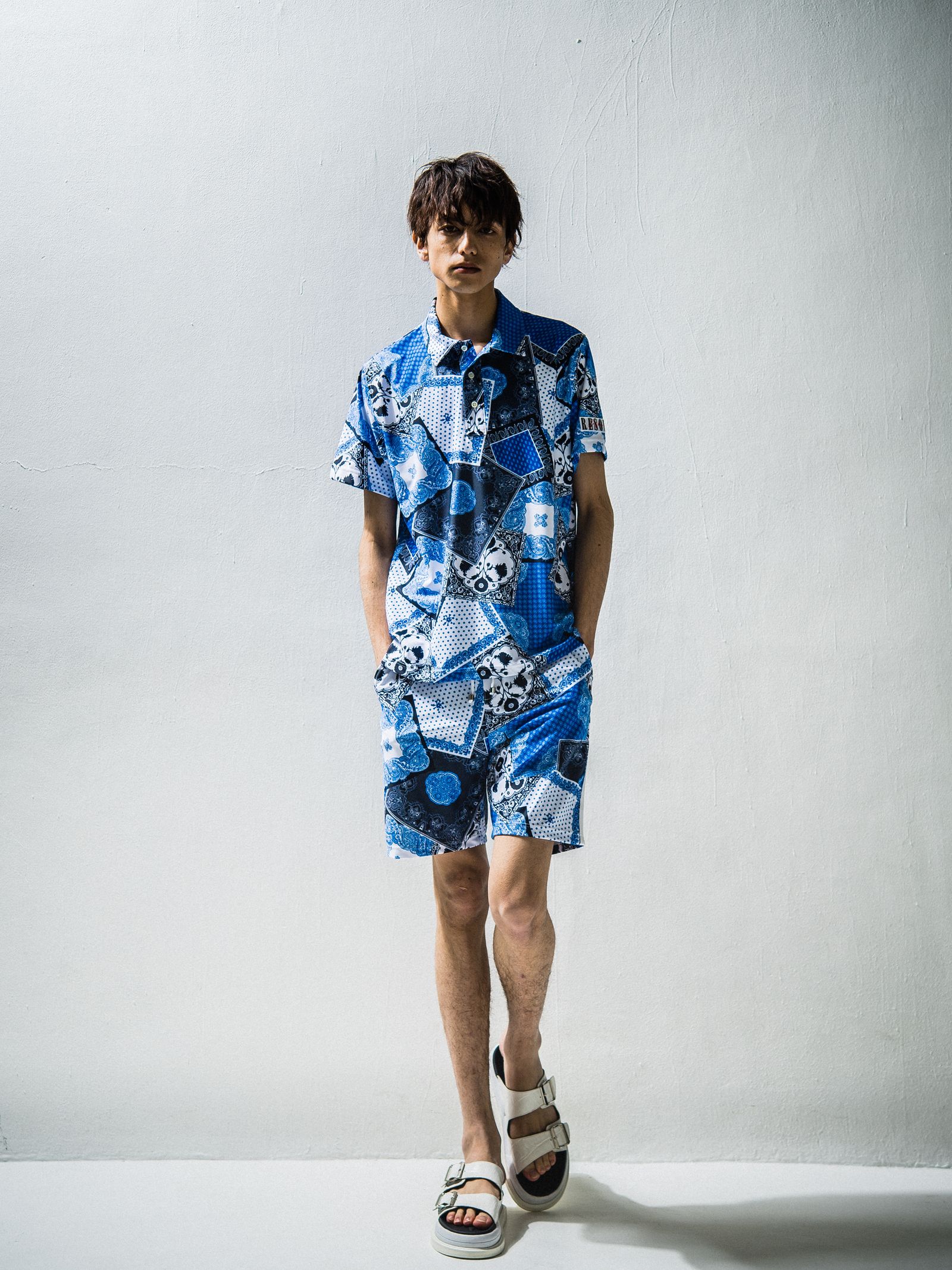 PAISELY RUSH POLO / RC24-T-014 / ラッシュガードポロシャツ ※