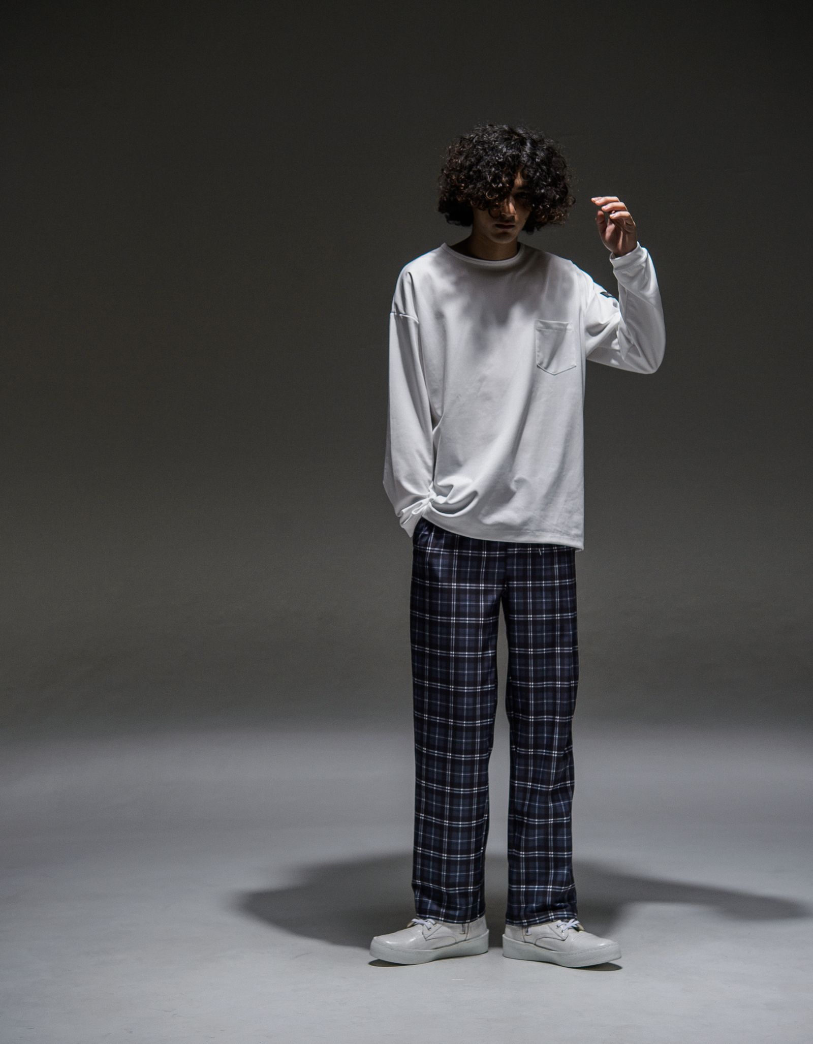 DOUBLE LOOSE POCKET LONG TEE / RC21-T-003 / ロングスリーブTシャツ