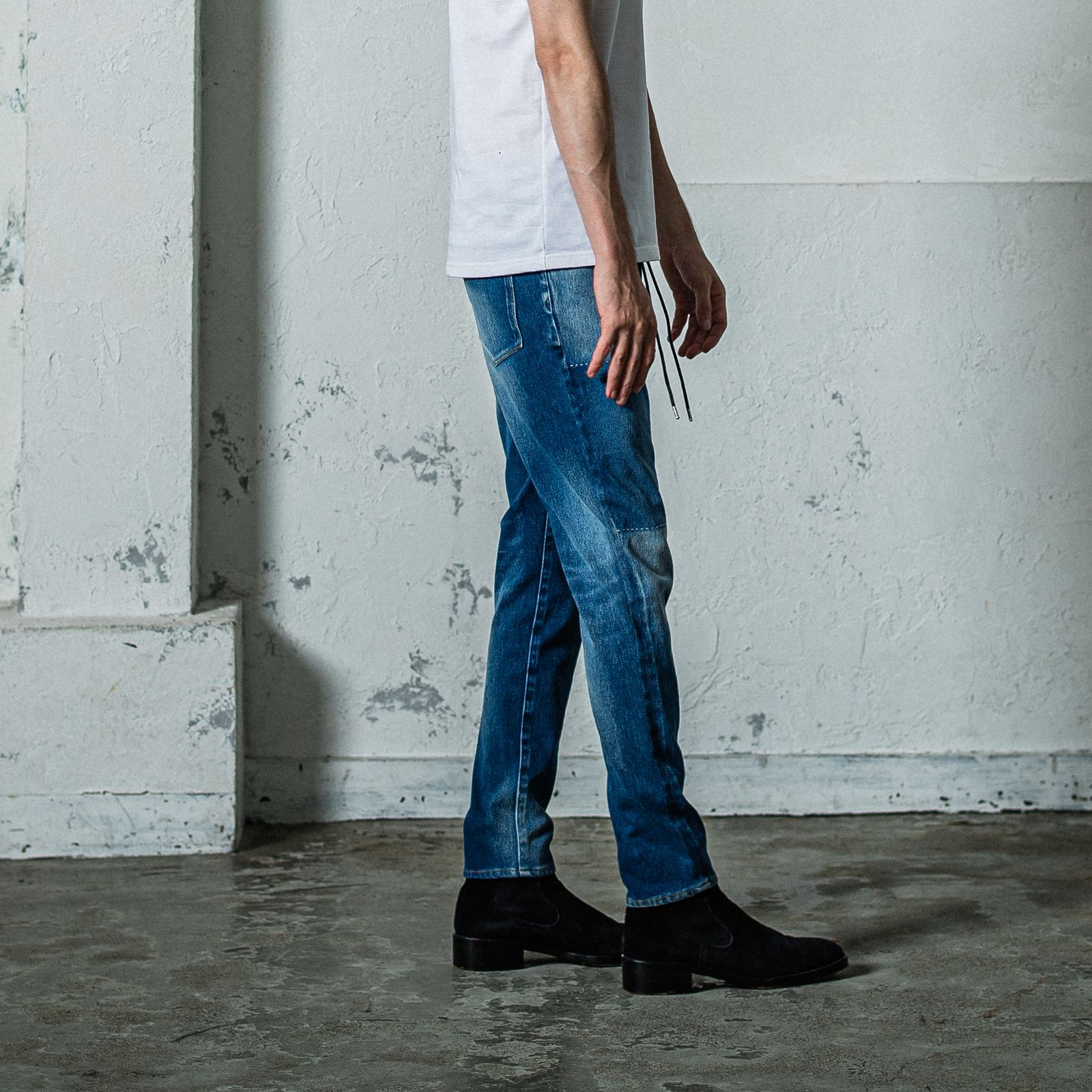 RESOUND CLOTHING - MICK DENIM JERSEY / RC35-ST-020 / デニム