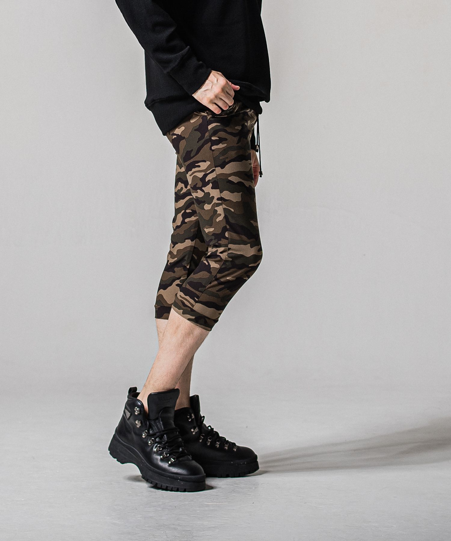 RE CROPPED PT / RC39-HP-002 / クロップドパンツ / カーキカモフラージュ (4月上旬入荷予定)