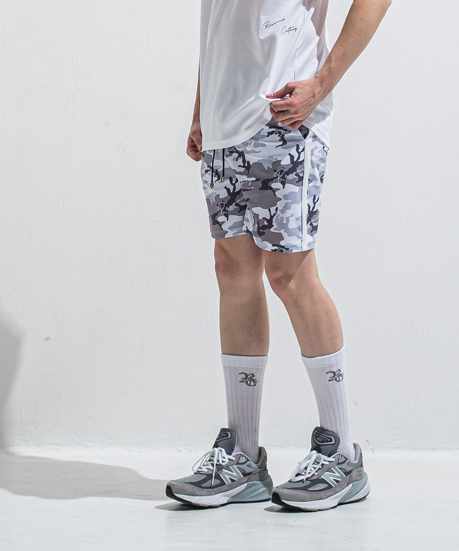 RUSH SHORTS / RC40-HP-002 / ラッシュガードショーツ / カモフラブラック (5月下旬入荷予定)