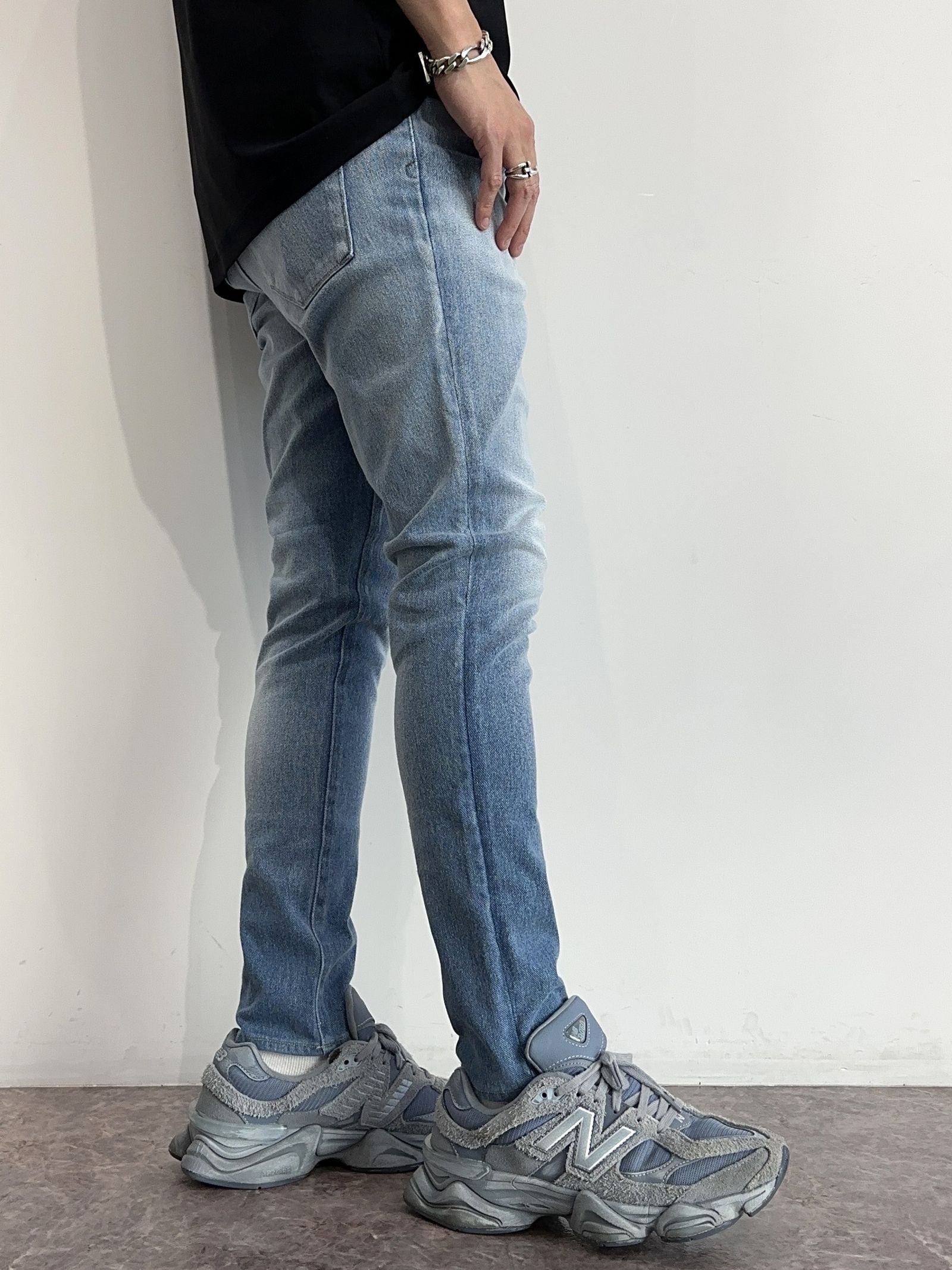 MICK DENIM JERSEY / RC33-ST-020 / デニムジャージテーパードパンツ / インディゴユーズド