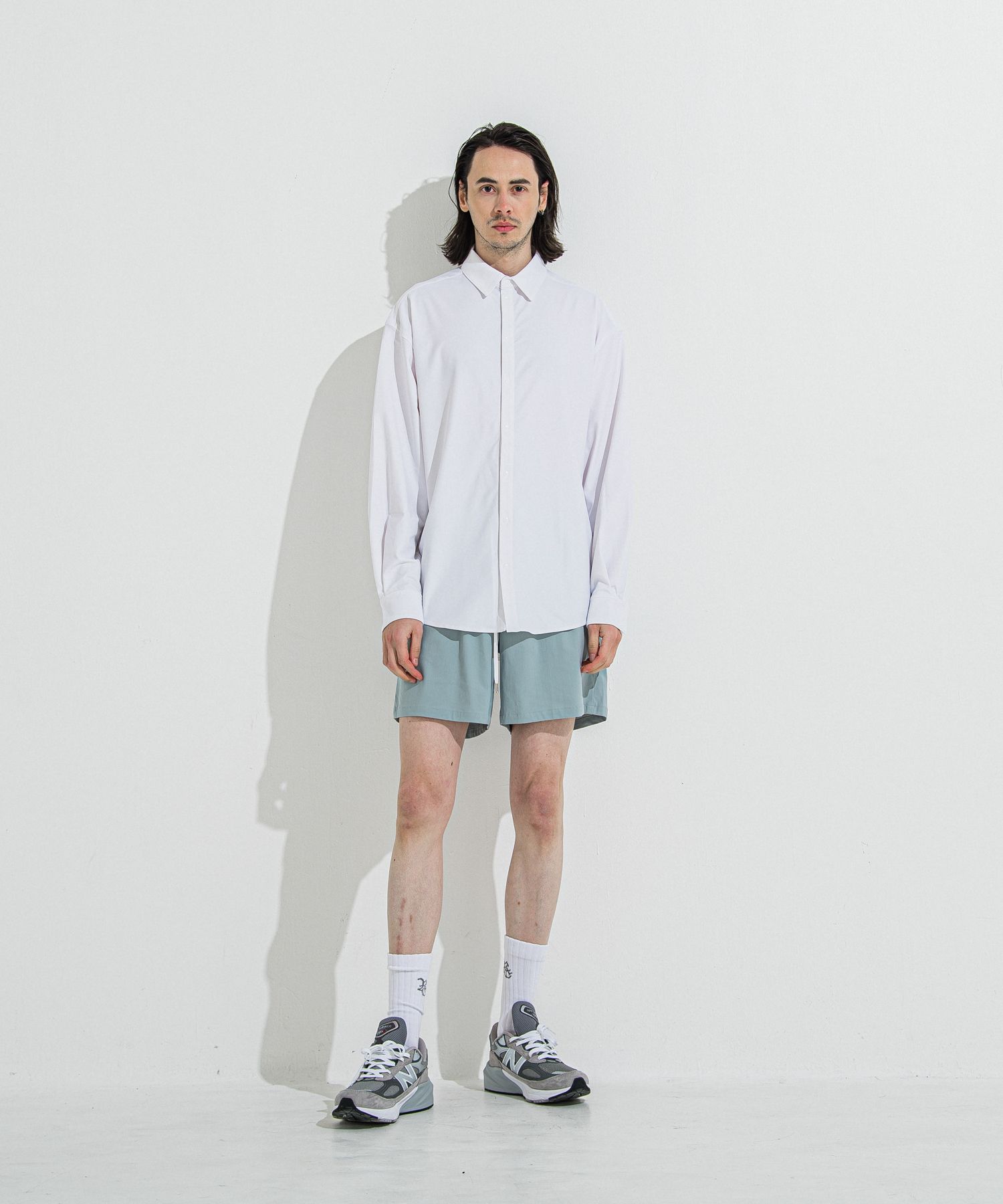 TV NYLON SHORTS / RC32-HP-004 / リラックスナイロンショーツ / アクア