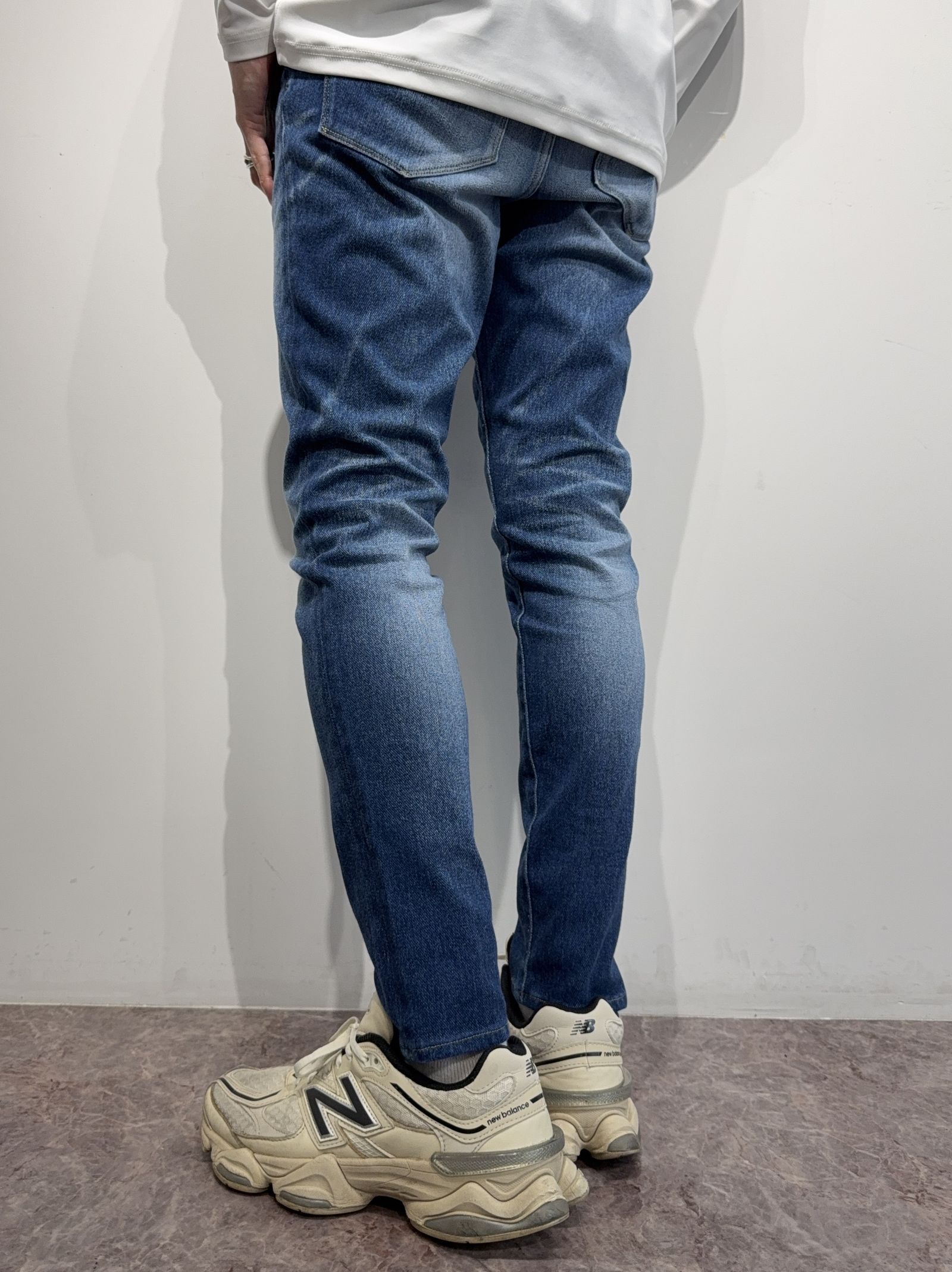 MICK DENIM JERSEY / RC35-ST-020 / デニムジャージテーパードパンツ / インディゴユーズド