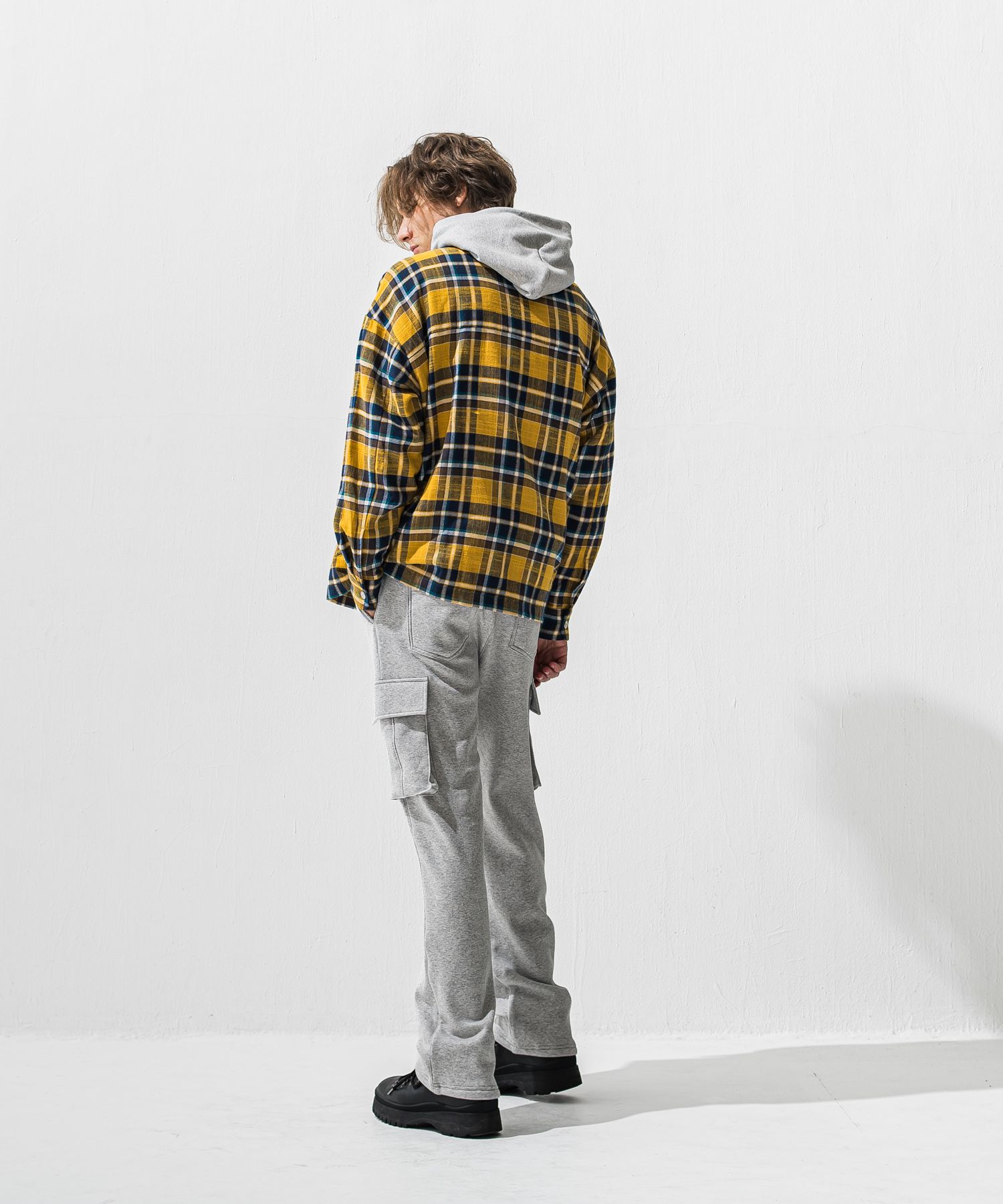 OLD SLABL CHECK JK / RC42-JK-005 / チェックCPOジャケット / イエロー (12月下旬入荷予定)