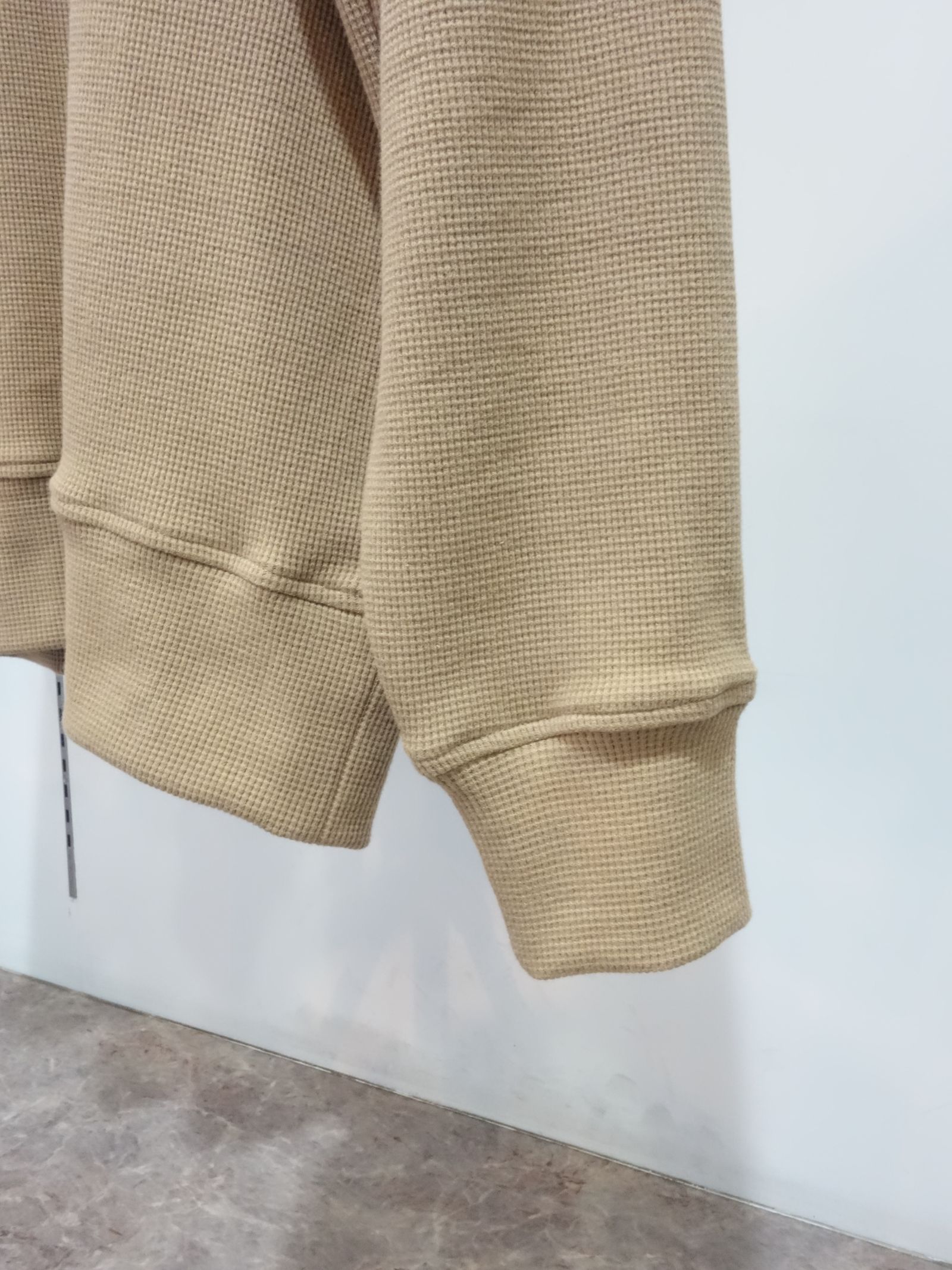 WAFFLE THERMAL LOOSE TRAINER / BASIC-CUT-002 / サーマルトレーナー / ベージュ