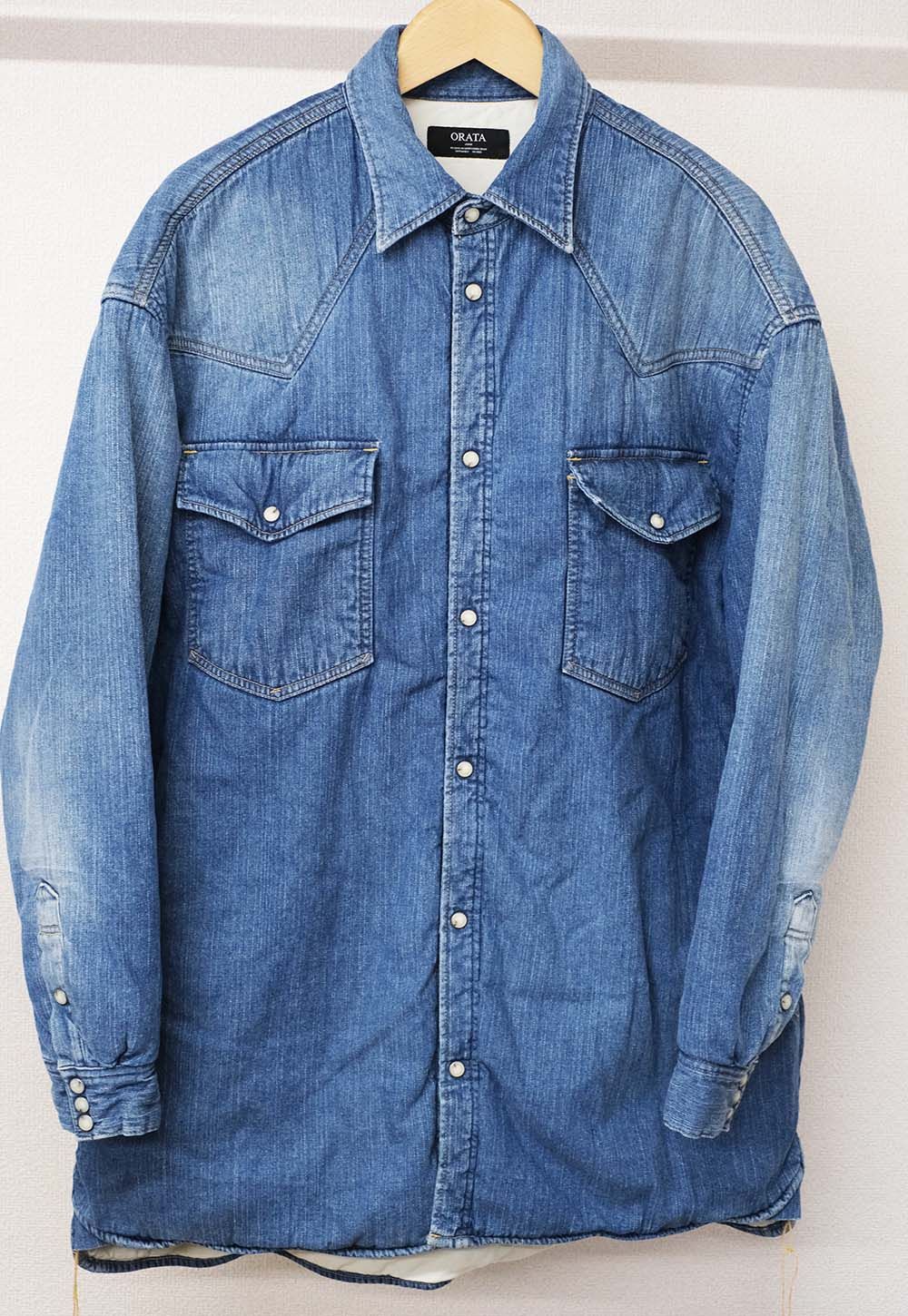 WESTAN SHIRT COAT / OR1-JK-006 / ウエスタンシャツコート / インディゴユーズド (12月中旬入荷予定)